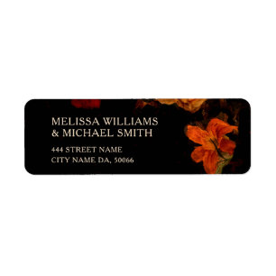 Vintage Floral Dark Moody 