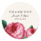 VINTAGE FLORAL DECOUPAGE THANK YOU STICKERS