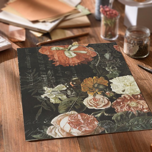 Vintage Floral Decoupage Tissue Paper (Creator Uploaded)