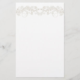 Vintage Floral Design Stationery