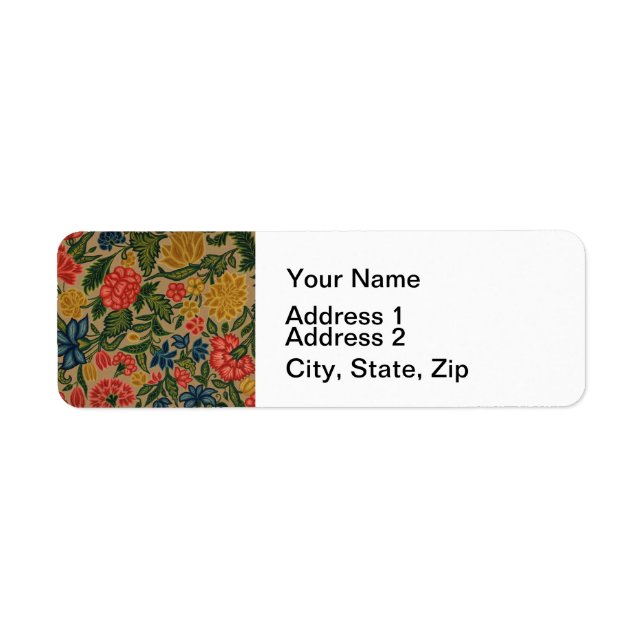 Vintage Floral Designer Garden Artwork (Front)