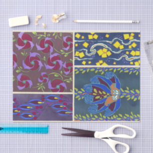 Vintage Floral Designs   Émile-Allain Séguy Tissue Paper