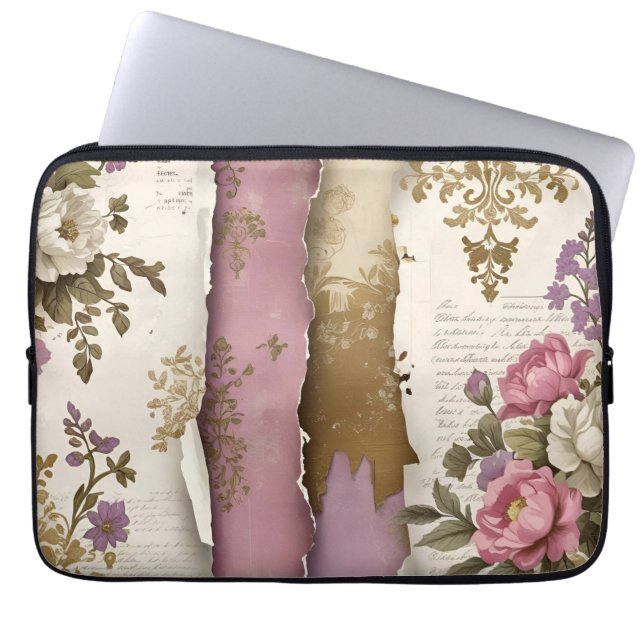 Vintage Floral - Electronics Bag (Front)