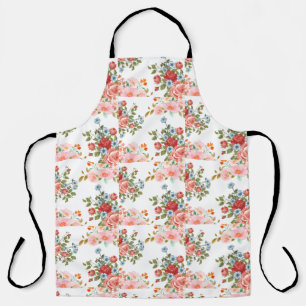  Vintage Floral Elegance Apron