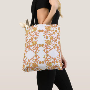 Vintage Floral Elegance   Premium Tote Bag
