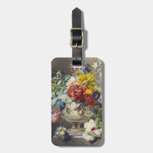 Vintage Floral Elegant Botanical Garden Painting Luggage Tag