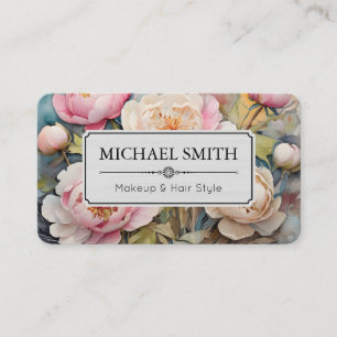 Vintage Floral Elegant Modern #2 Business Card