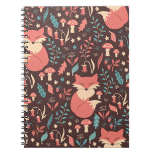 Vintage Floral: Elegant Seamless Illustration Notebook