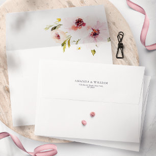 Vintage Floral  Envelope