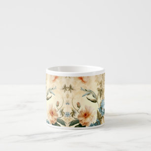 Vintage Floral Espresso Cup
