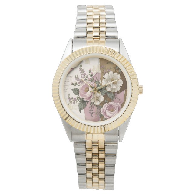 Vintage Floral - eWatch Watch  (Front)