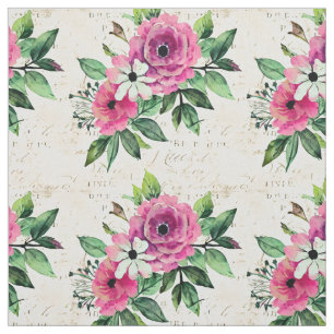 Vintage Floral Fabric