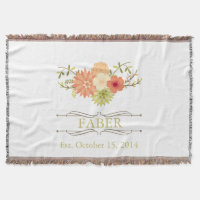 Vintage Floral Family Name Keepsake