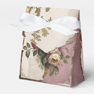 Vintage Floral - Favor Box 