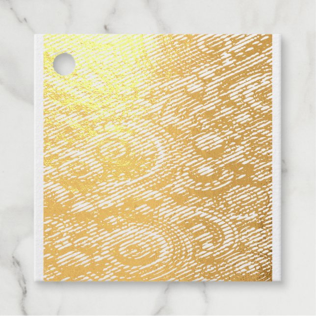 vintage floral favour tags (Front)