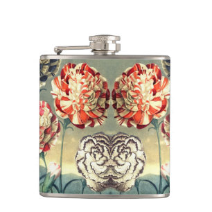 Vintage Floral Flask 2