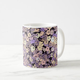 Vintage Floral Flower Background Pattern Coffee Mug