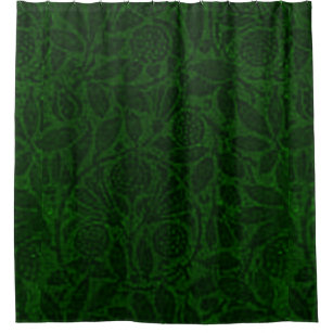 Emerald Green Shower Curtains Zazzle Co Uk