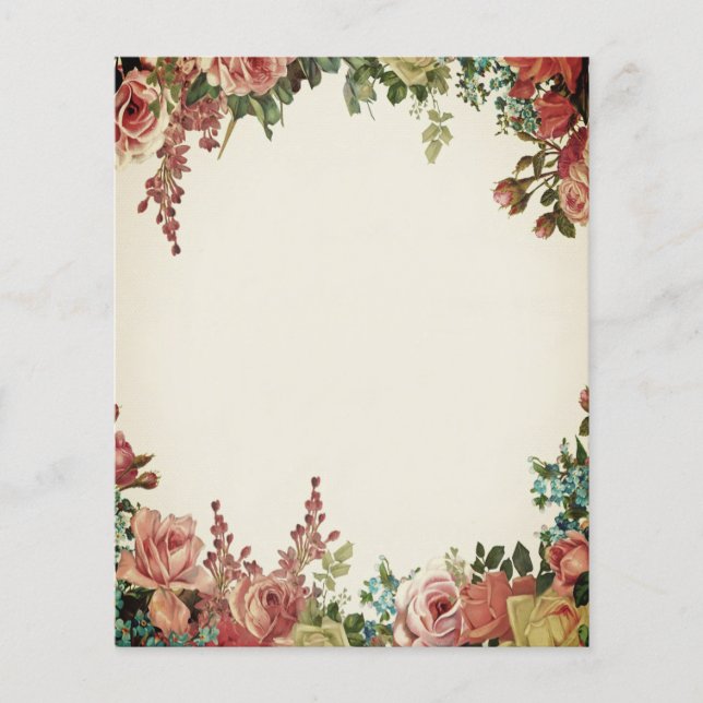 Vintage floral frame (Front)