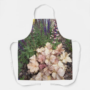 Vintage Floral Garden Apron with Elegant Cottage F