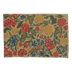 Vintage Floral Garden Artwork Pillowcase