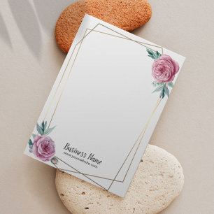 Vintage Floral Geometric Frame Earring Display