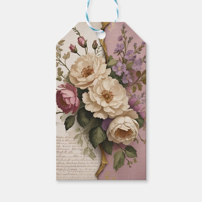 Vintage Floral - Gift Tag (Front)