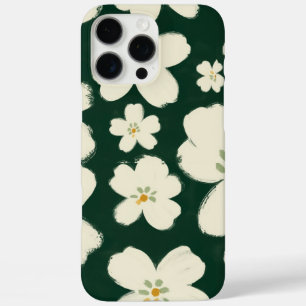 vintage floral green background aesthetic iPhone 16 pro max case