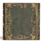 Vintage Floral Green & Gold Book of Shadows
