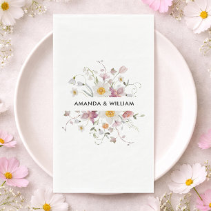 Vintage Floral Guest Towels Napkin