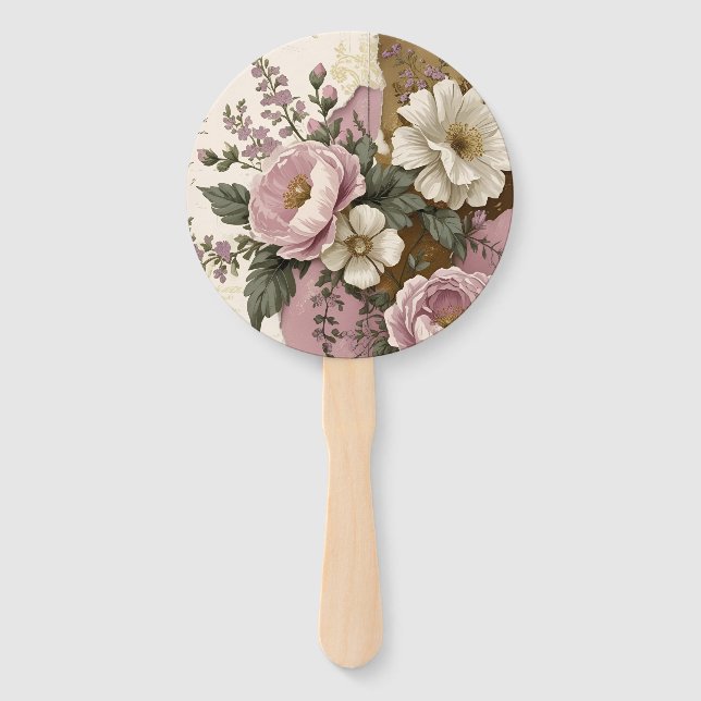Vintage Floral - Hand Fans (Front)