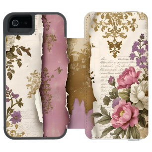 Vintage Floral - iPhone 6 Wallet Case Incipio Watson™ iPhone 5 Wallet Case