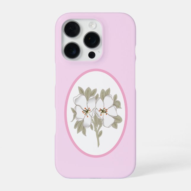 Vintage Floral iPhone Case (Back)