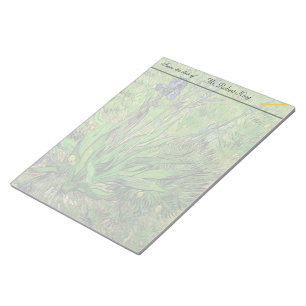 Vintage floral Iris by Vincent van Gogh Notepad