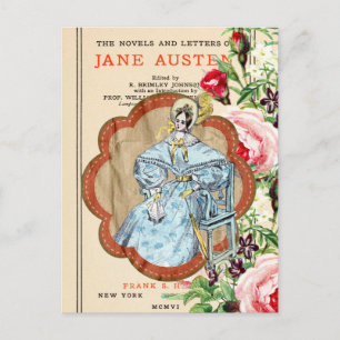 Vintage Floral Jane Collage Postcard