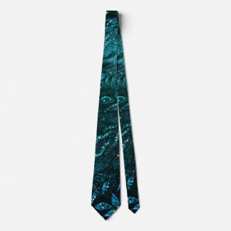 Vintage Floral Leaves Pattern   Tie