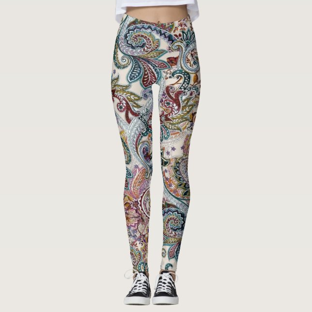 vintage floral leggings (Front)