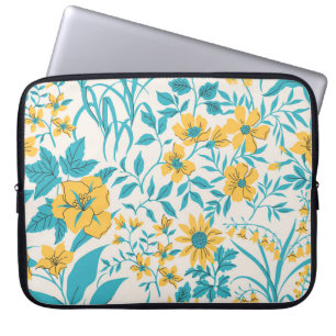 Vintage Floral: Liberty Motif Seamless Laptop Sleeve