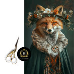 Vintage Floral Maid Marian Queen Fox Decoupage Tissue Paper<br><div class="desc">Creative & Unique Decoupage Tissue Paper using an array of textures, patterns, and vintage illustrations in vibrant, muted, colour palettes. Perfect for decoupage, scrap booking, and other paper craft. Step into the untamed elegance of the "Wild Reign: Animal Kingdom and Queendom Majesty" collection with our exclusive decoupage tissue paper series....</div>