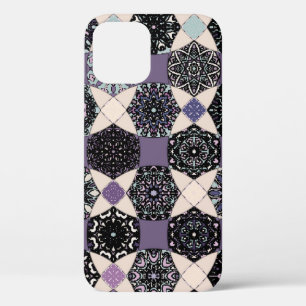 Vintage Floral Mandala: Colourful Seamless iPhone 12 Case