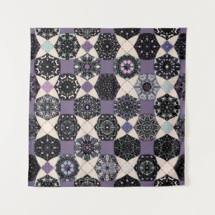 Vintage Floral Mandala: Colourful Seamless Tapestry
