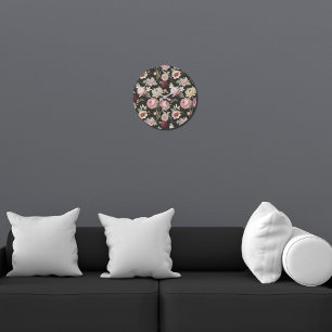 Vintage Floral Mary Delany Inspired  Large Clock