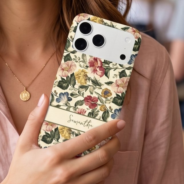 Vintage Floral Monogram Name (Creator Uploaded)