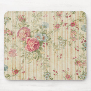 Vintage Floral Mouse Mat