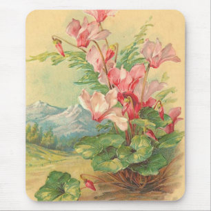 Vintage Floral Mouse Mat