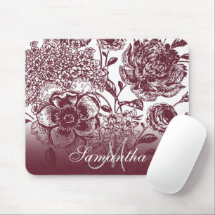 Vintage Floral Mouse Mat