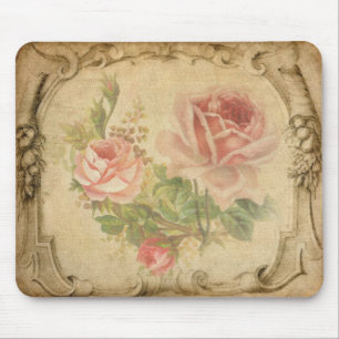 Vintage Floral Mousepad
