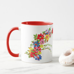 Vintage Floral Mug