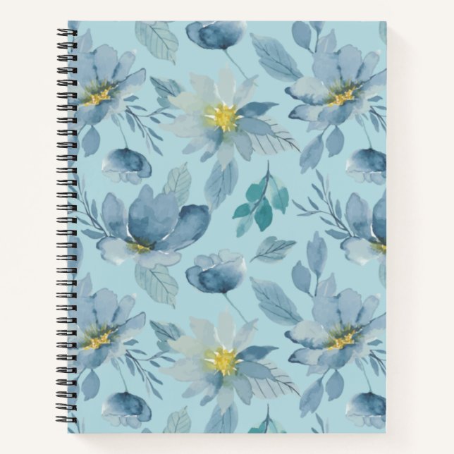 Vintage Floral  Notebook (Front)