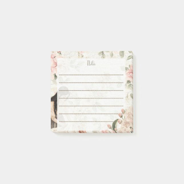  Vintage Floral Notes with Soulful Silhouettes (Front)